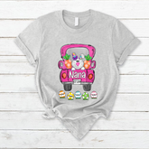 Lofaris Custom Nana Est Bunny Easter Truck Eggs T-Shirt